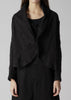 Black Holed JQ Frenchterry Cardigan