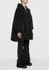 Black Jumbo Peter Hooded Coat