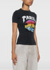 Black Paris Tropical T-Shirt