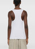 White Invisible Strap Tank Top