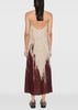 Tan/Red Anaya Dress