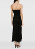 Black Velvet Bows Lace Bustier Dress