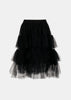 Black Tiered Tulle Skirt