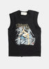 Black Remake Graphic Tank Top