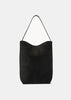 Black Suede Large N/S Park Tote