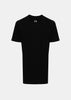 Black Panelled Cotton T-shirt