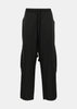 Black 3-Stripe Track Pants