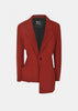 Red Asymmetric Jacket