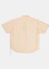 White/Orange Stripe Shirt