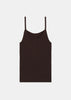 Chocolate Ribbed Tank Top