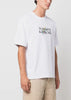 White Flower Print Logo T-Shirt