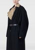 Anthracite Maxi Double Breasted Coat