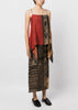 Brown & Red Aster Dress