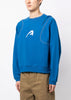 Blue Logo-Embroidered Sweatshirt