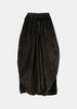 Brown Greta Asymmetric Midi Skirt