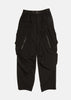 Black Comfort Shell Cargo Pants