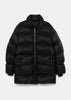 Black Padded Turtle Coat