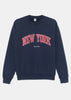 Navy Blue New York Ivy Crewneck