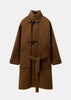 Brown Bathrobe Duffle Coat