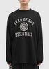 Black Jersey Long Sleeve Tee