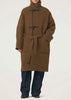Brown Bathrobe Duffle Coat
