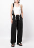 Black Vented Trousers