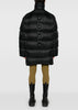 Black Padded Turtle Coat