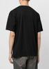 Black Rose-Print T-Shirt