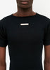 Black Logo-Patch T-Shirt