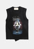 Black Remake Graphic Tank Top