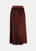 Red Gillian Midi Skirt