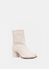 White Tabi 60mm Ankle Boots