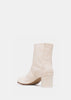 White Tabi 60mm Ankle Boots