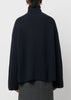 Navy Wrapped Neck Jumper