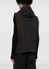 Charcoal Batura Hooded Vest
