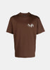 Brown Stagger Logo T-Shirt