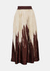 Tan/Red Gillian Skirt