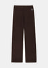 Chocolate Straight-Leg Trousers