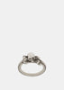 Silver Symbol Skull Ring