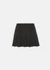 FAB3422-F4055-900 STRETCH WOOL MINI SKIRT WITH BUCKLES