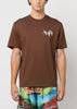 Brown Stagger Logo T-Shirt