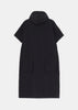Black Hooded Long Dress