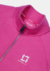 Pink Zip-up Casual Jacket