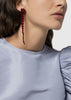 Red Drip Earrings