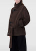 Brown Short Bathrobe Duffle Coat