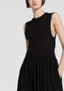 Black Sleeveless Midi Dress