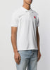 White Red Heart Polo