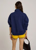 Navy NY Tennis Club Quarter Zip Sweatshirt