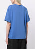 Blue Square Neck T-Shirt