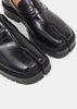 Black Tabi County Leather Loafers